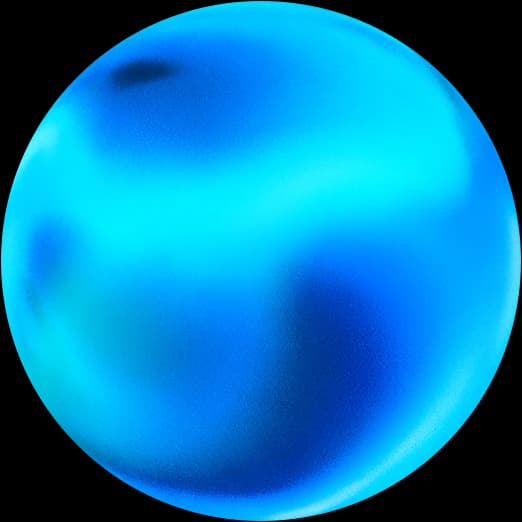 The Preview agent as a glowing blue sphere at the centre of a soft blue bloom.